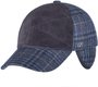 Бейсболка LF Cap Color, замша, ткань (шерсть), цвет синий 0306-25