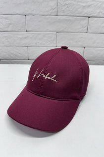Бейсболка, хлопок, цвет бордовый