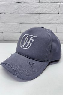 Бейсболка, хлопок, цвет серый