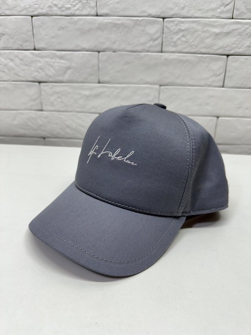 Бейсболка, хлопок, цвет серый 2075-36