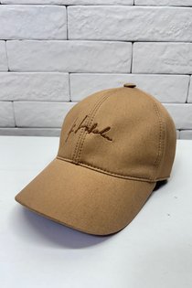 Бейсболка, хлопок, цвет бежевый
