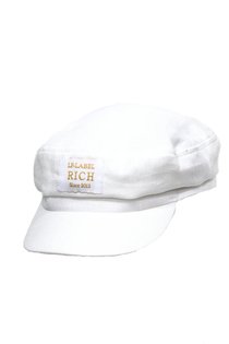 Капитанка RICH, лен 100%, цвет белый