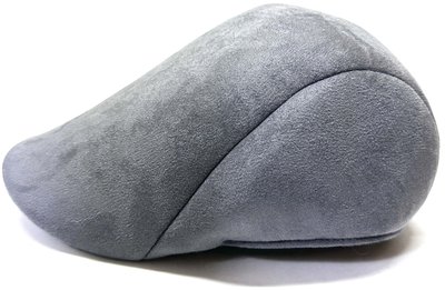 Кепка реглан, экозамша, цвет серый 131-122