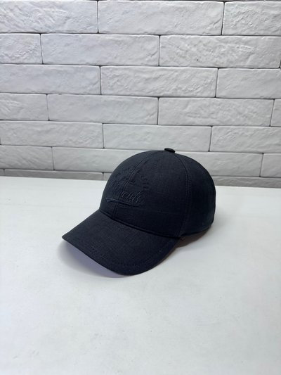 Бейсболка Moments, лен, цвет черный 2075-4M